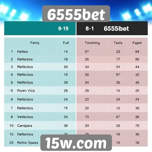 Comparação das plataformas de apostas 6555bet e concorrentes